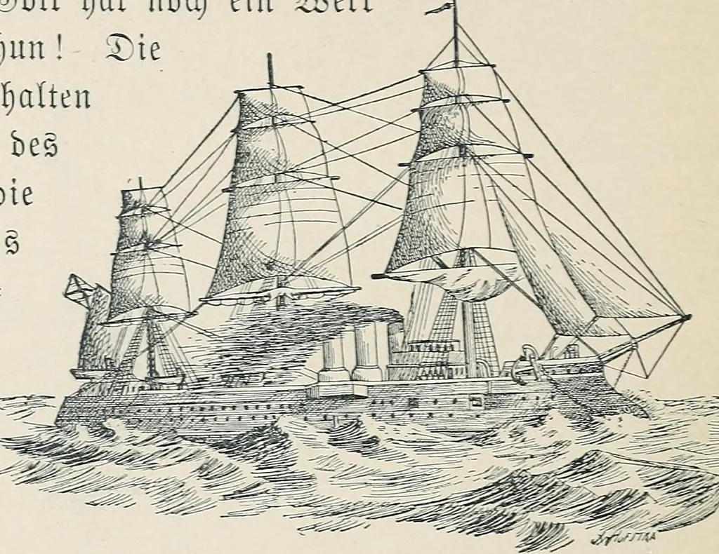 An illustration from Der kommende König .., 1899, leaf 178