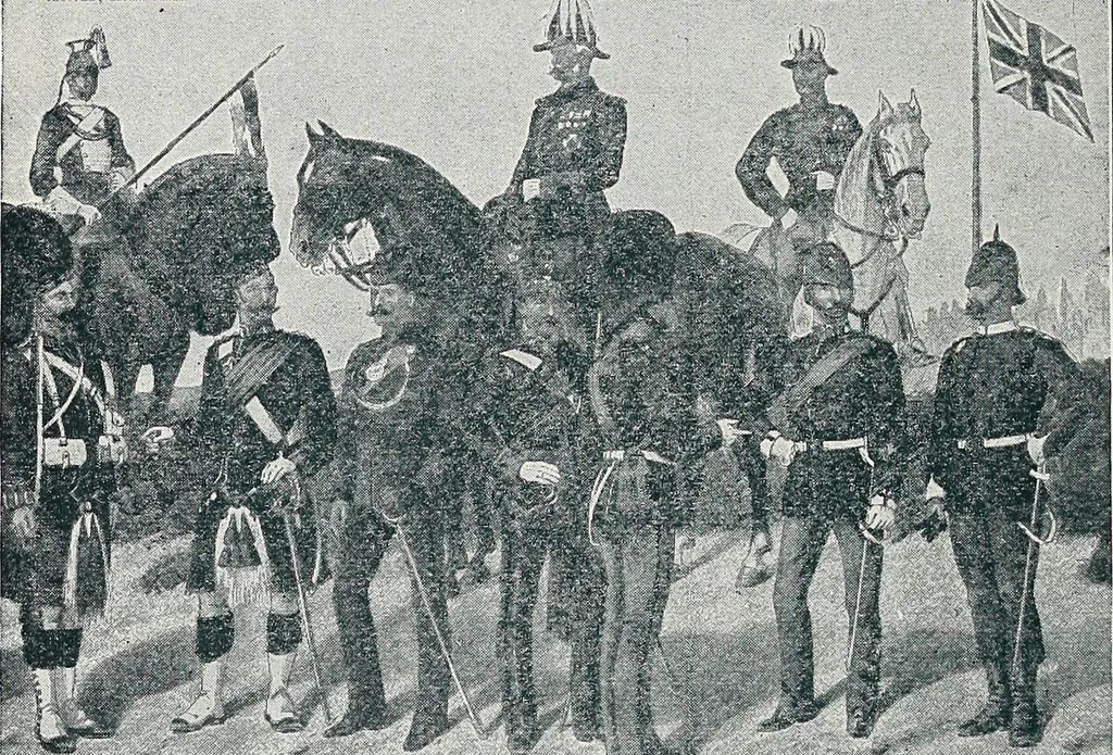 An illustration from Der kommende König .., 1899, leaf 182