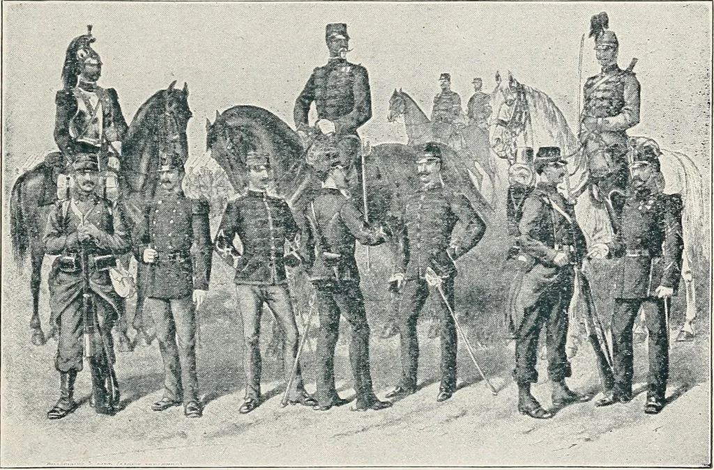 An illustration from Der kommende König .., 1899, leaf 183