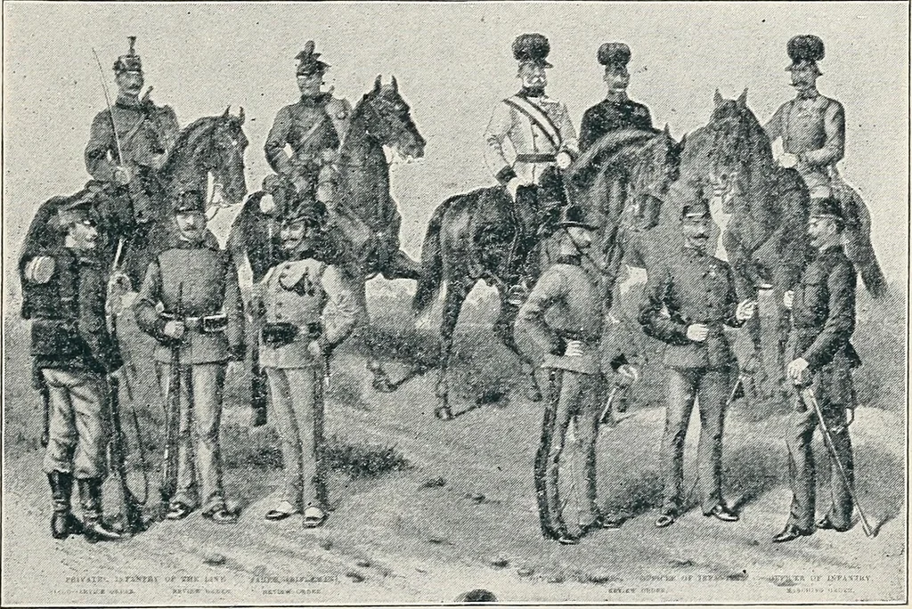 An illustration from Der kommende König .., 1899, leaf 185