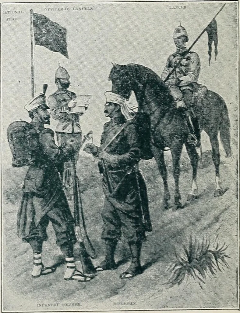 An illustration from Der kommende König .., 1899, leaf 186
