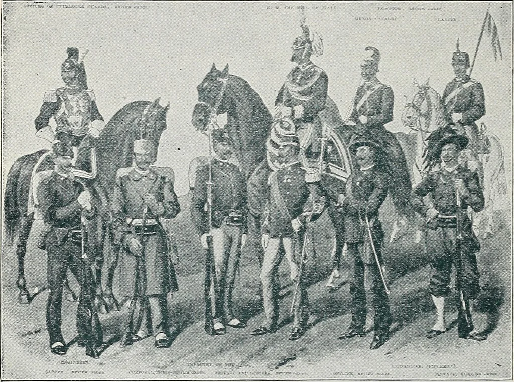 An illustration from Der kommende König .., 1899, leaf 186