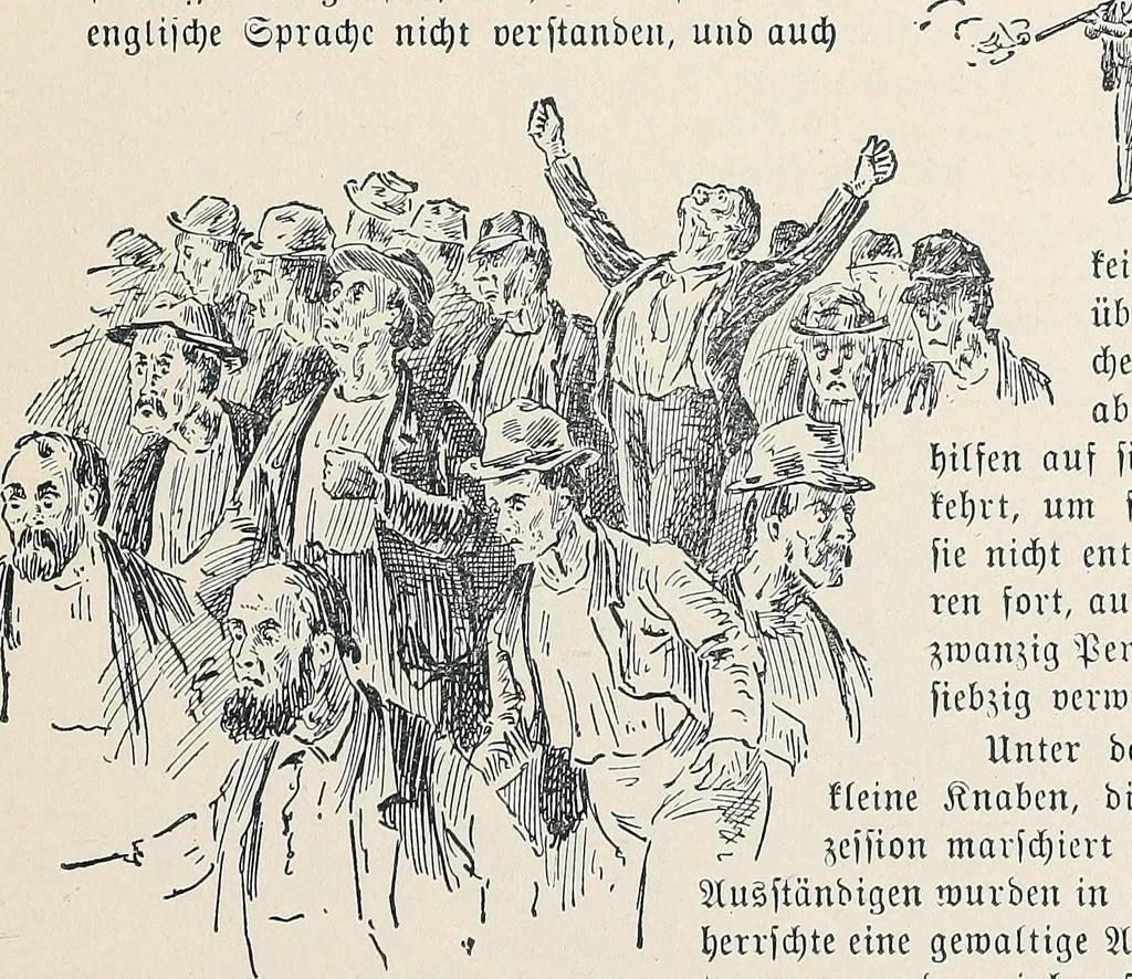 An illustration from Der kommende König .., 1899, leaf 209
