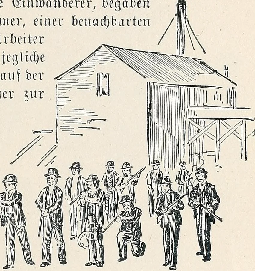 An illustration from Der kommende König .., 1899, leaf 209