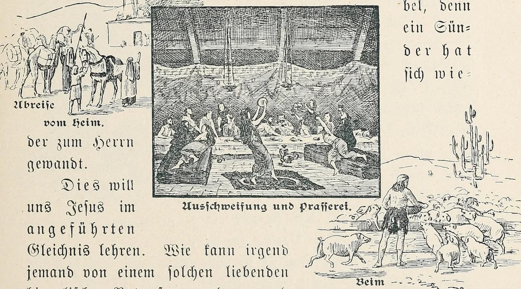 An illustration from Der kommende König .., 1899, leaf 47