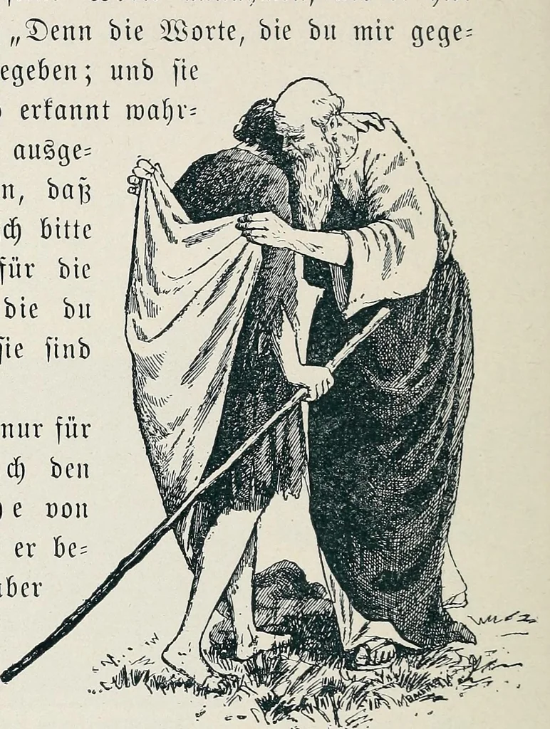 An illustration from Der kommende König .., 1899, leaf 48