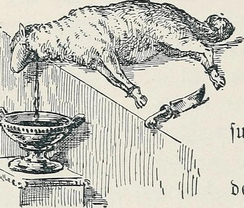 An illustration from Der kommende König .., 1899, leaf 62
