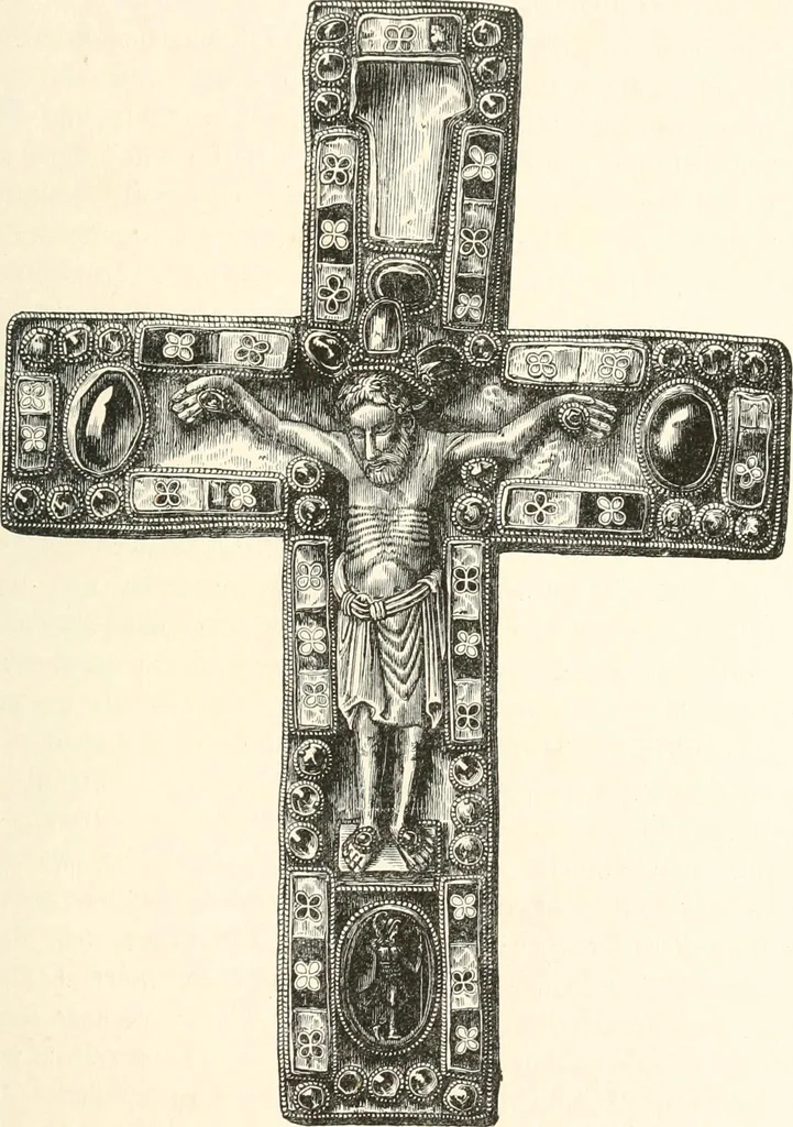 An illustration from Der Kunst- und Reliquienschatz des Kölner Domes, 1870, leaf 143