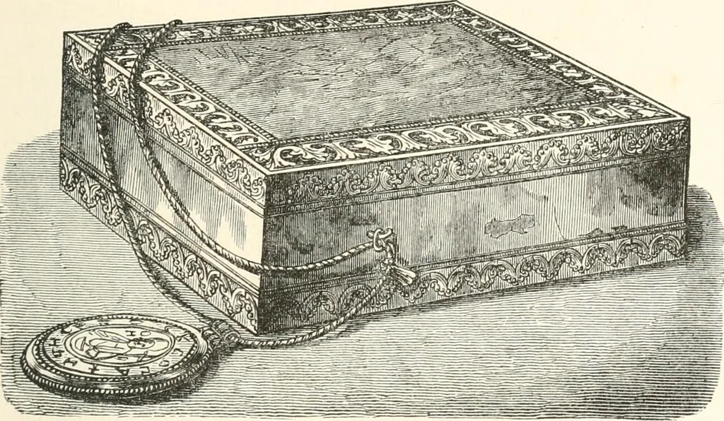 An illustration from Der Kunst- und Reliquienschatz des Kölner Domes, 1870, leaf 147