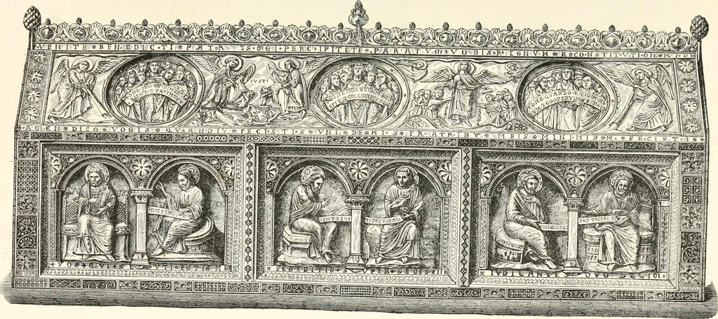 An illustration from Der Kunst- und Reliquienschatz des Kölner Domes, 1870, leaf 161