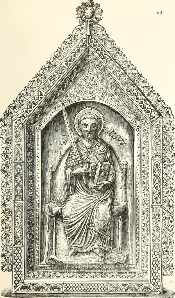 An illustration from Der Kunst- und Reliquienschatz des Kölner Domes, 1870, leaf 167