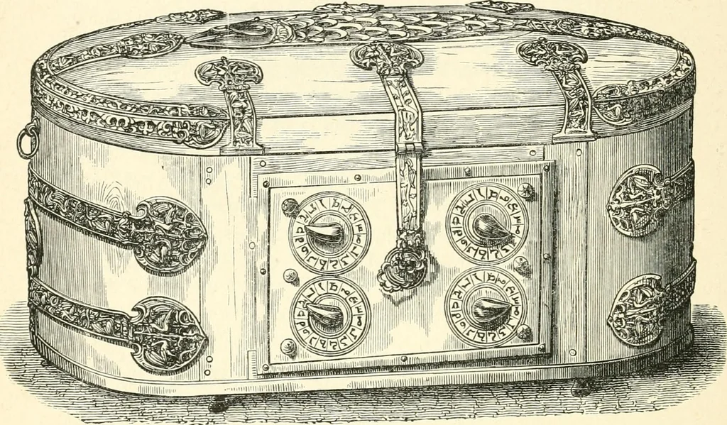 An illustration from Der Kunst- und Reliquienschatz des Kölner Domes, 1870, leaf 182
