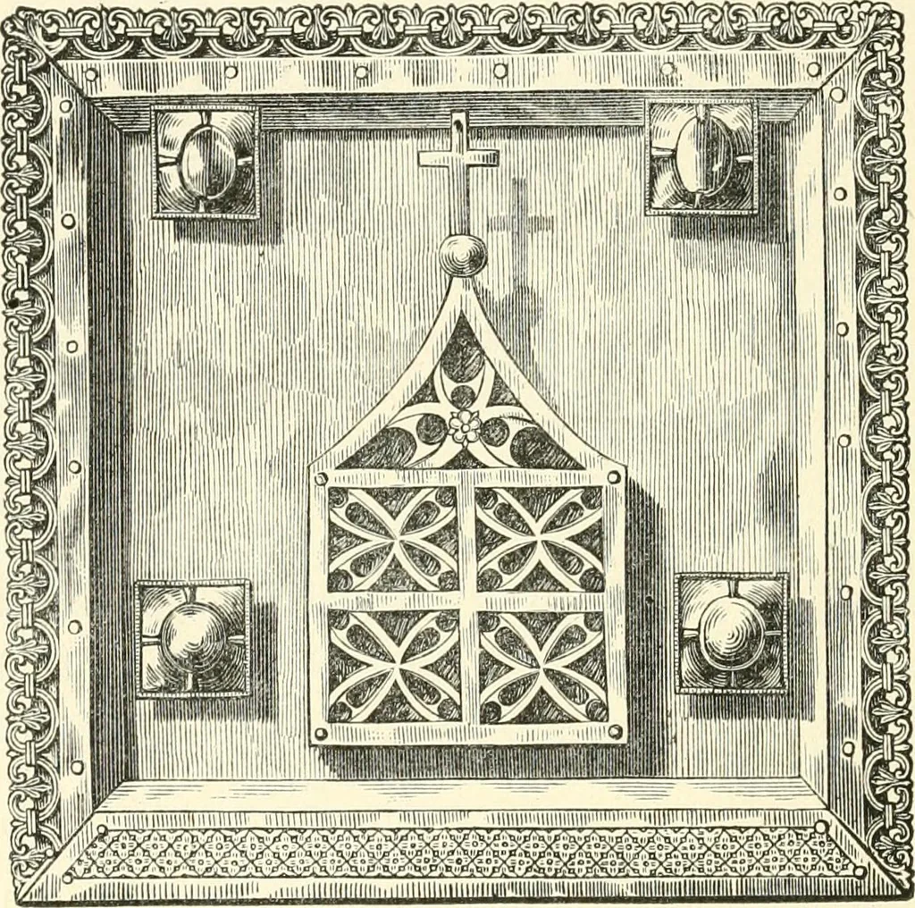 An illustration from Der Kunst- und Reliquienschatz des Kölner Domes, 1870, leaf 184