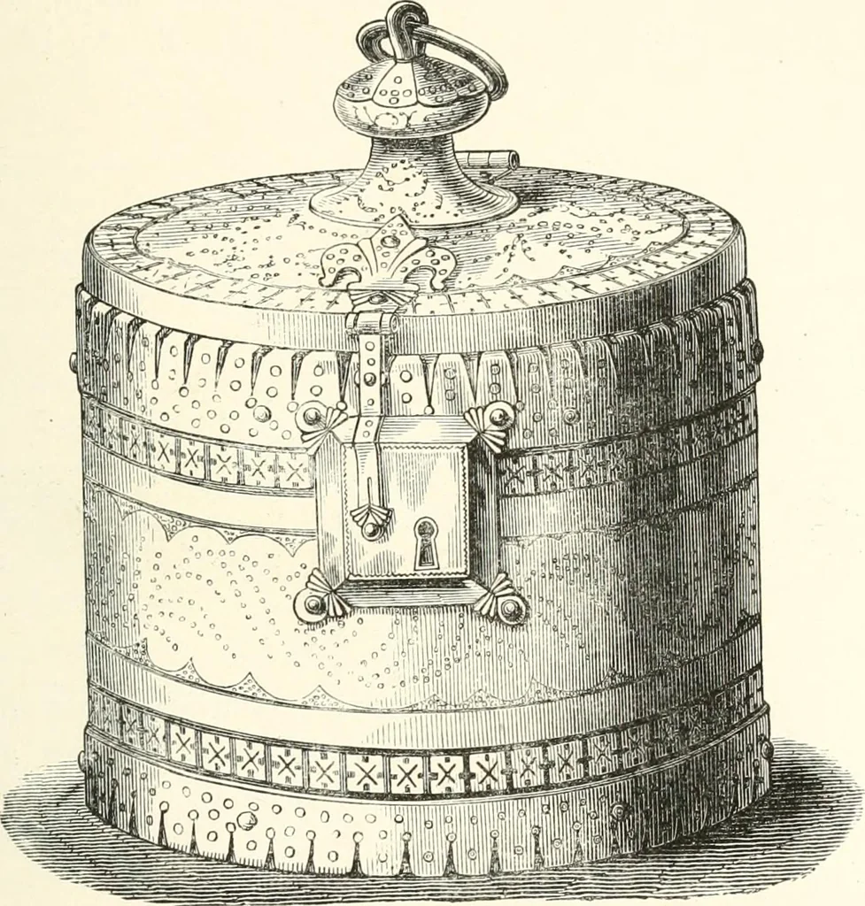 An illustration from Der Kunst- und Reliquienschatz des Kölner Domes, 1870, leaf 197