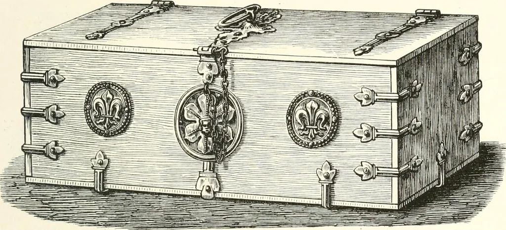 An illustration from Der Kunst- und Reliquienschatz des Kölner Domes, 1870, leaf 219
