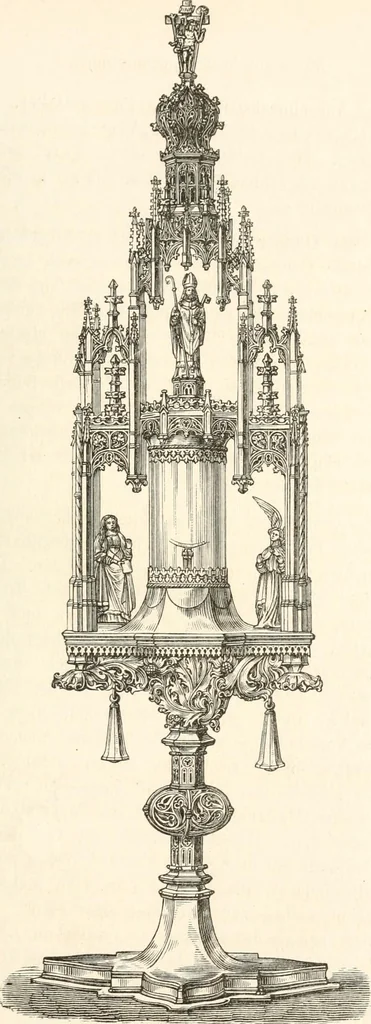 An illustration from Der Kunst- und Reliquienschatz des Kölner Domes, 1870, leaf 239
