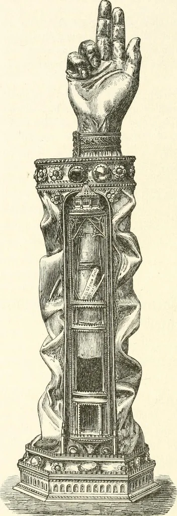 An illustration from Der Kunst- und Reliquienschatz des Kölner Domes, 1870, leaf 242