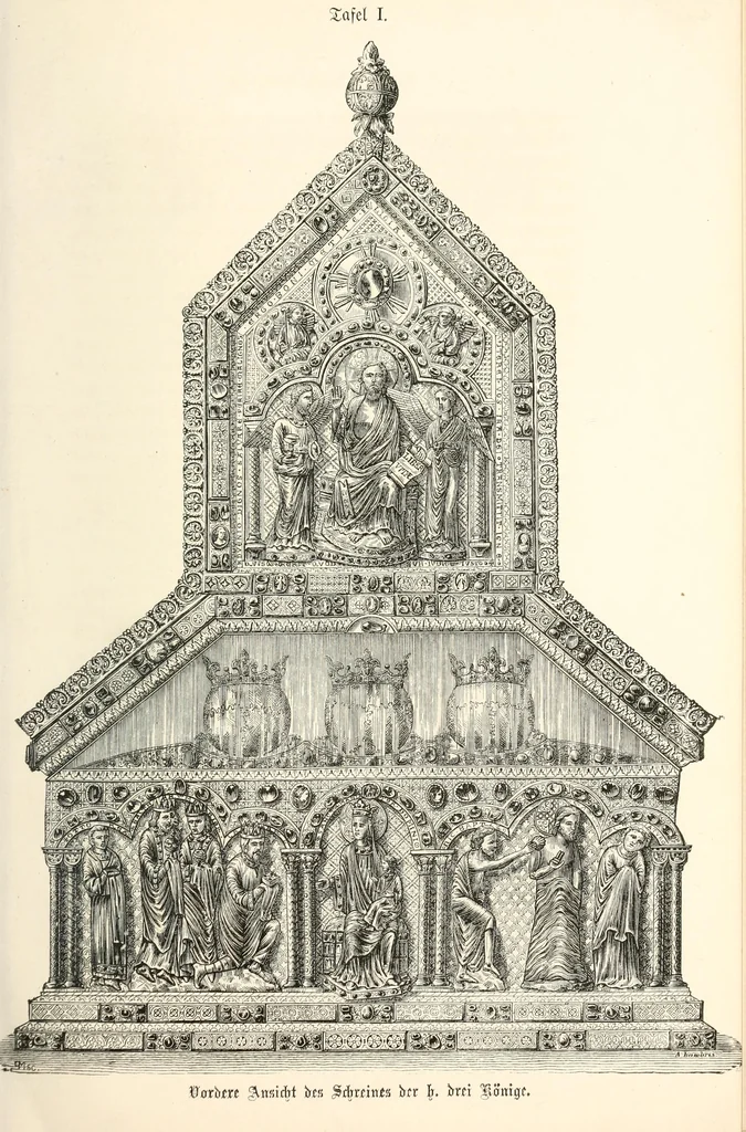 An illustration from Der Kunst- und Reliquienschatz des Kölner Domes, 1870, leaf 39
