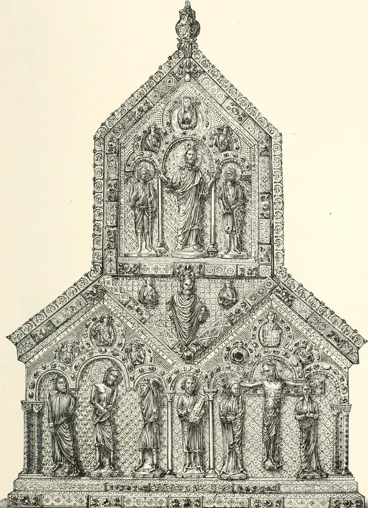 An illustration from Der Kunst- und Reliquienschatz des Kölner Domes, 1870, leaf 41
