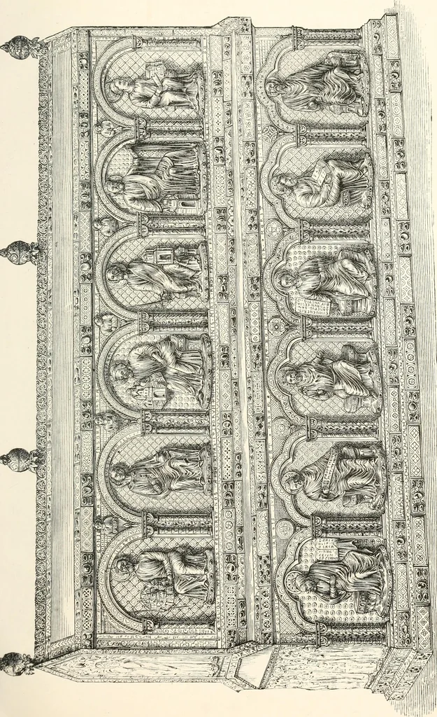 An illustration from Der Kunst- und Reliquienschatz des Kölner Domes, 1870, leaf 43