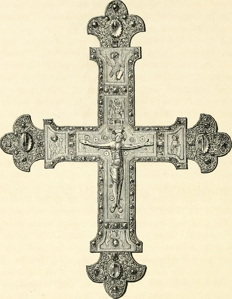 An illustration from Der Kunst- und Reliquienschatz des Kölner Domes, 1870, leaf 50