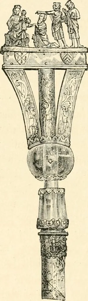 An illustration from Der Kunst- und Reliquienschatz des Kölner Domes, 1870, leaf 56
