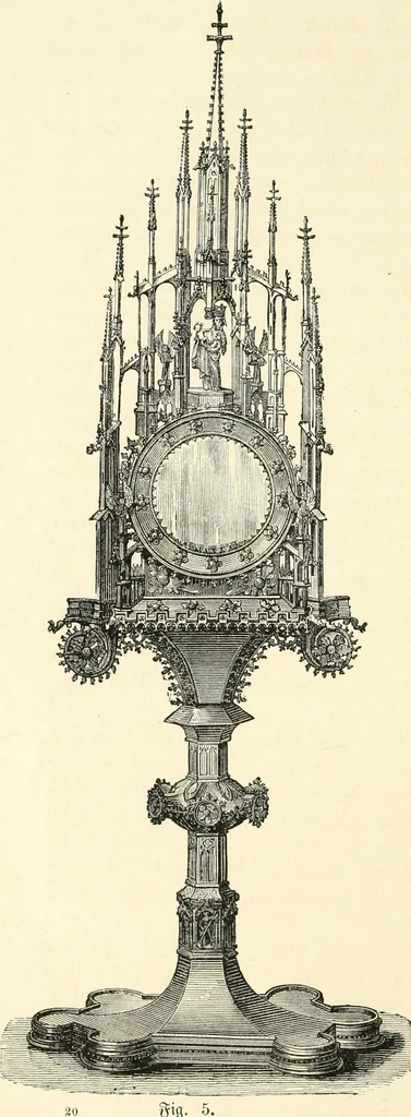An illustration from Der Kunst- und Reliquienschatz des Kölner Domes, 1870, leaf 66