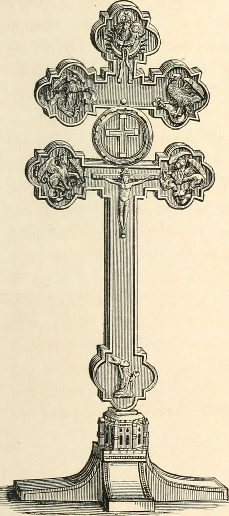 An illustration from Der Kunst- und Reliquienschatz des Kölner Domes, 1870, leaf 71