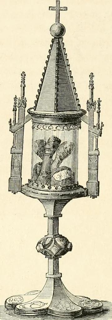 An illustration from Der Kunst- und Reliquienschatz des Kölner Domes, 1870, leaf 74