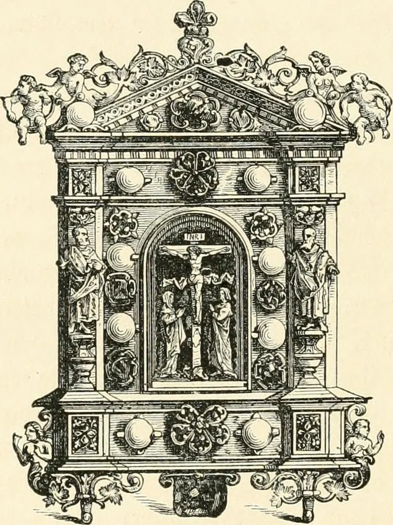 An illustration from Der Kunst- und Reliquienschatz des Kölner Domes, 1870, leaf 84