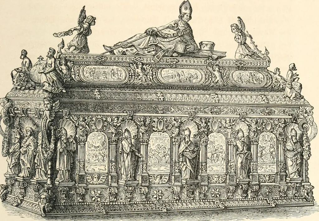 An illustration from Der Kunst- und Reliquienschatz des Kölner Domes, 1870, leaf 89