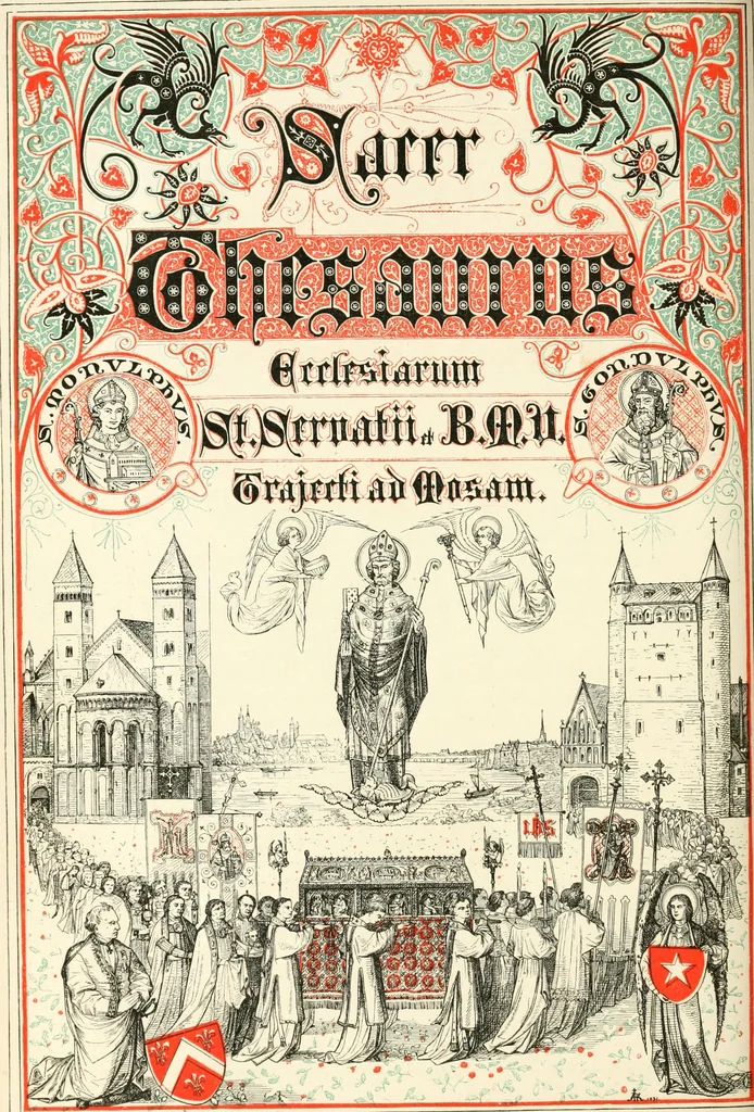 An illustration from Der Kunst- und Reliquienschatz des Kölner Domes, 1870, leaf 96