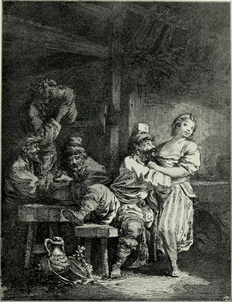 An illustration from Der Kupferstich, 1904, leaf 101