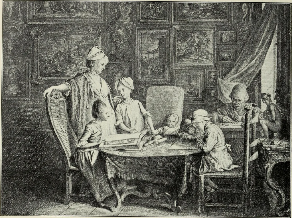 An illustration from Der Kupferstich, 1904, leaf 104