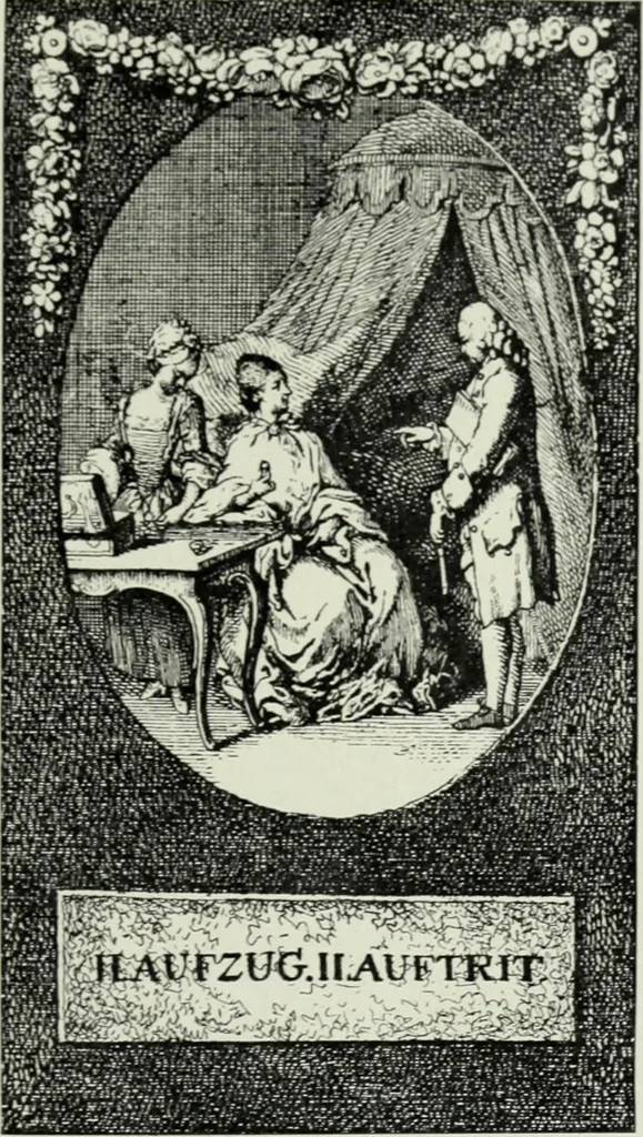 An illustration from Der Kupferstich, 1904, leaf 107