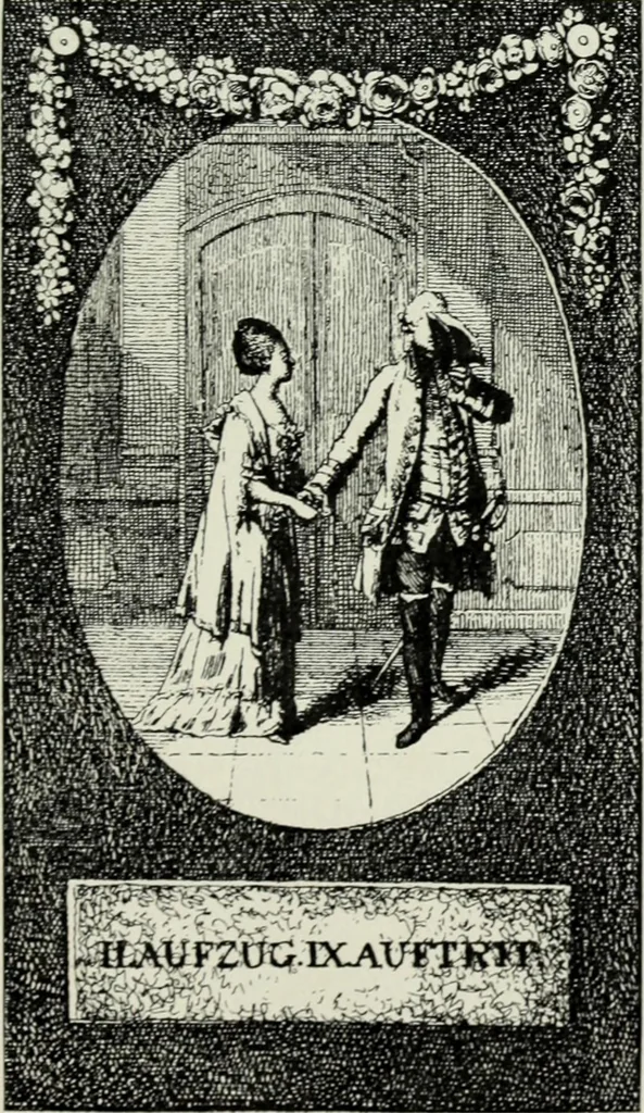 An illustration from Der Kupferstich, 1904, leaf 107
