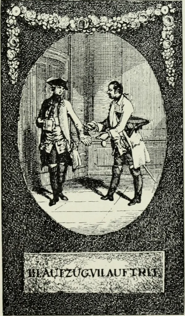 An illustration from Der Kupferstich, 1904, leaf 107