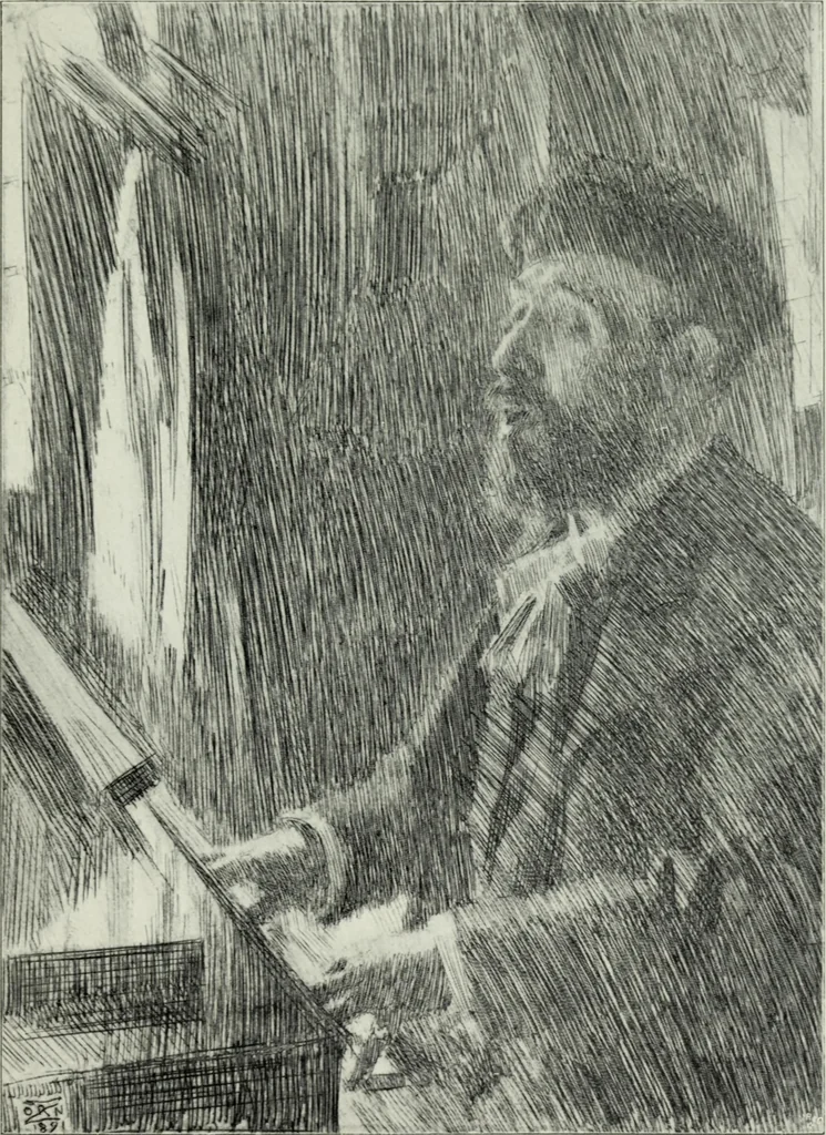 An illustration from Der Kupferstich, 1904, leaf 121