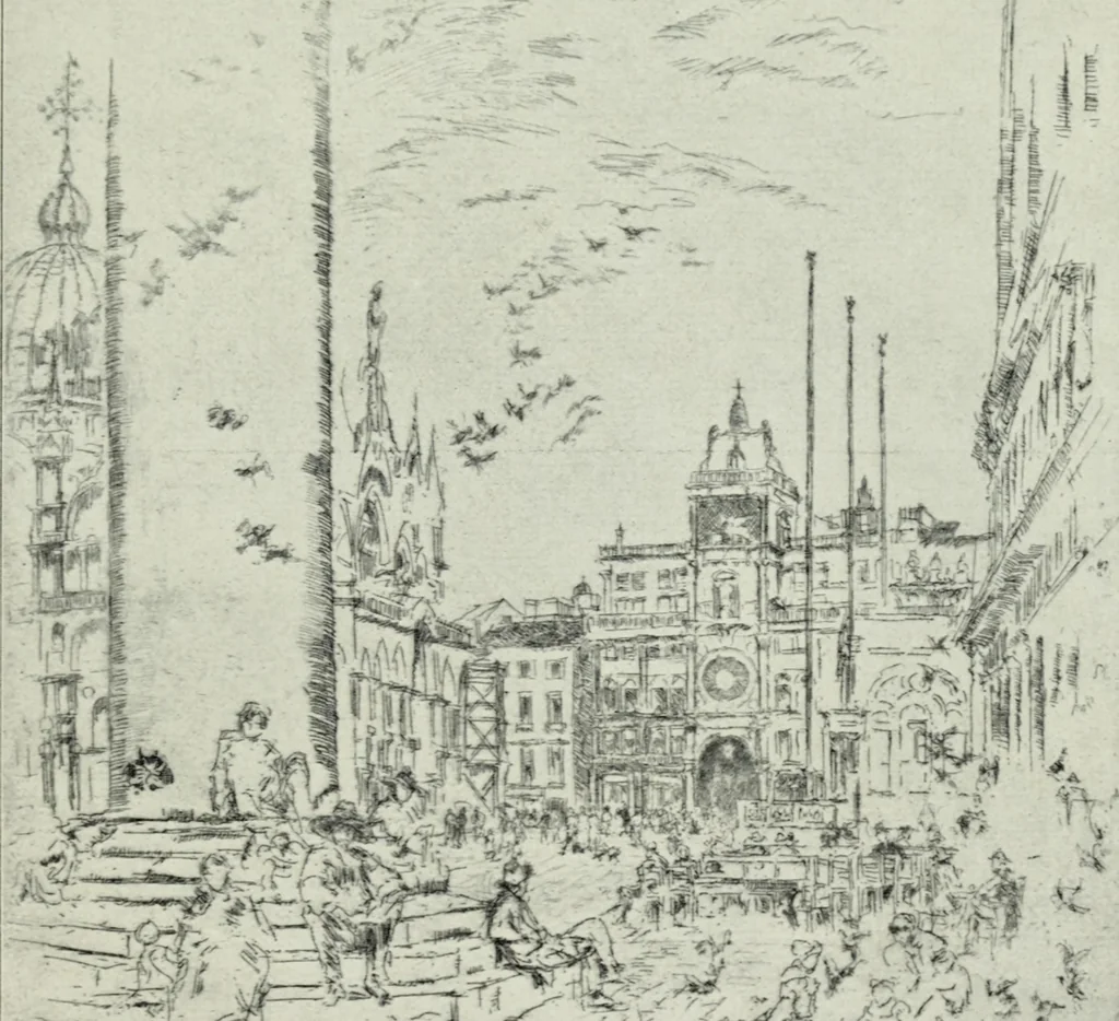 An illustration from Der Kupferstich, 1904, leaf 137