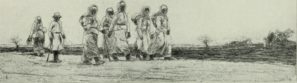 An illustration from Der Kupferstich, 1904, leaf 151
