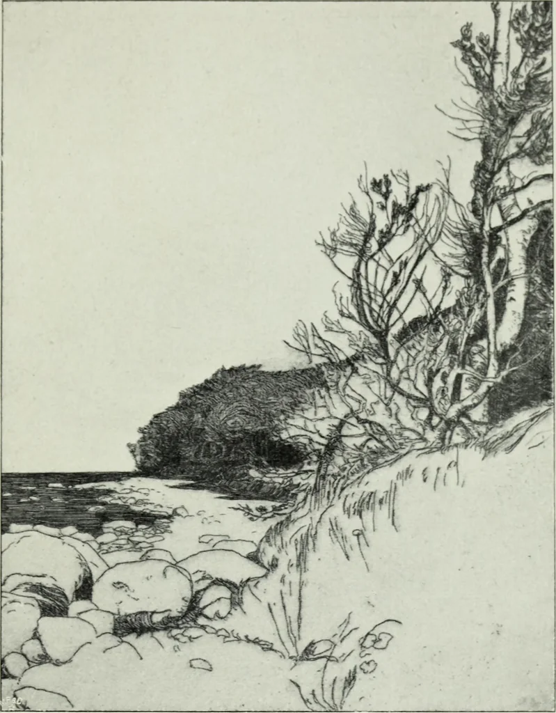 An illustration from Der Kupferstich, 1904, leaf 155
