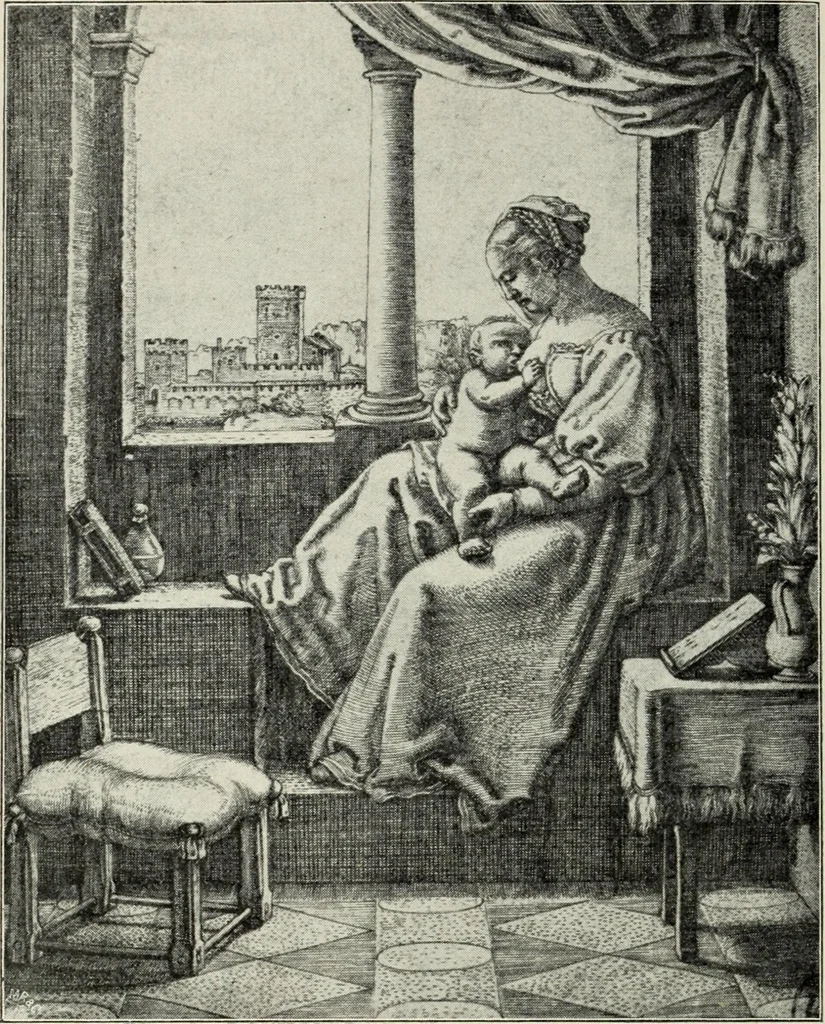 An illustration from Der Kupferstich, 1904, leaf 22