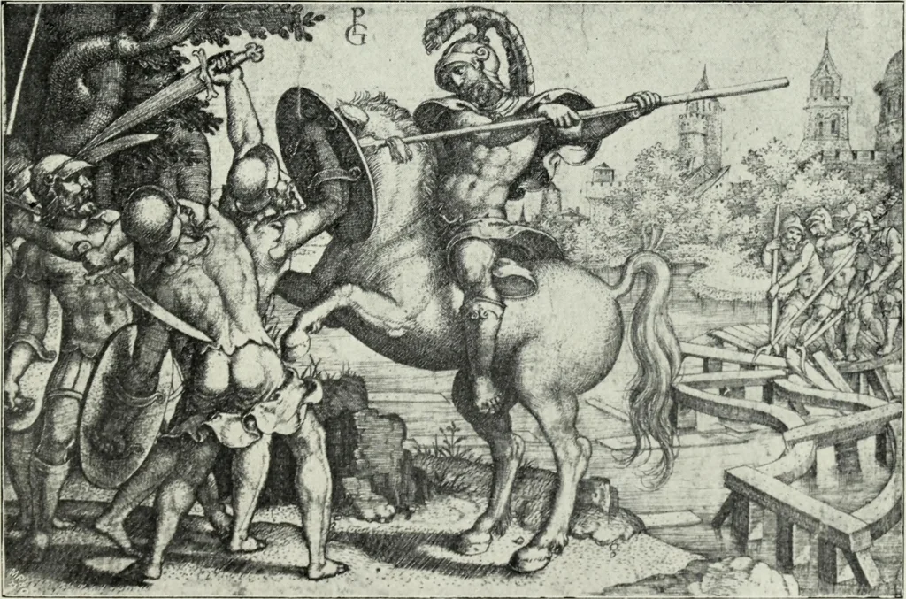 An illustration from Der Kupferstich, 1904, leaf 25