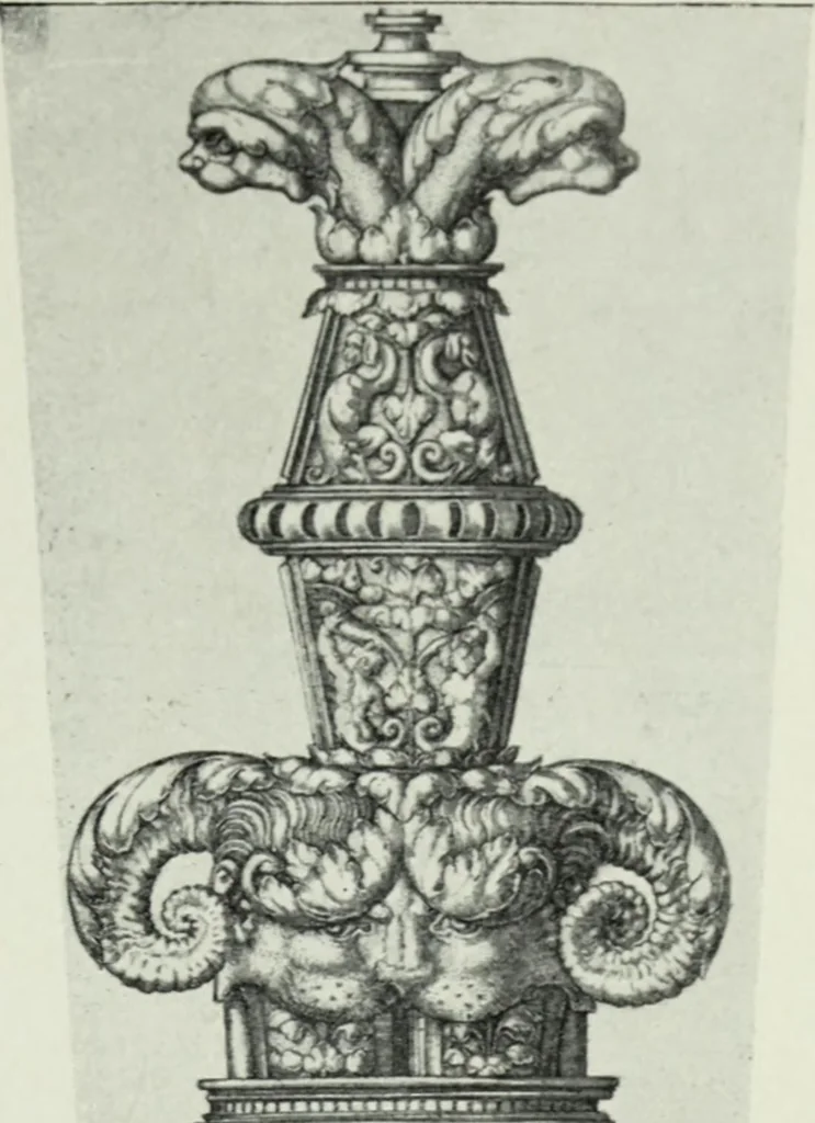 An illustration from Der Kupferstich, 1904, leaf 27