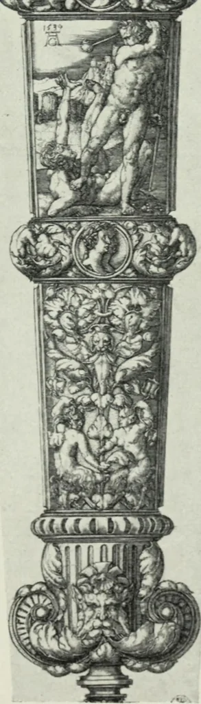An illustration from Der Kupferstich, 1904, leaf 27