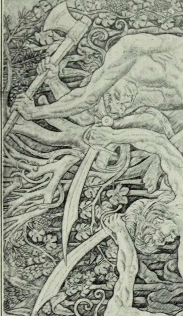 An illustration from Der Kupferstich, 1904, leaf 33