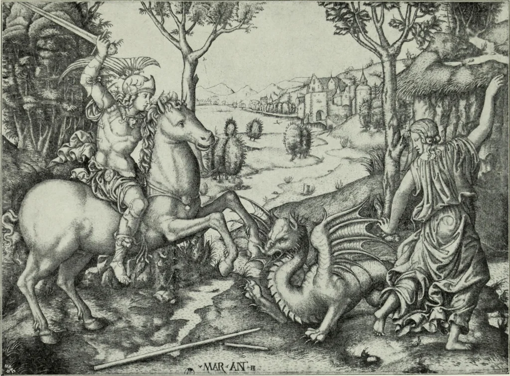 An illustration from Der Kupferstich, 1904, leaf 43