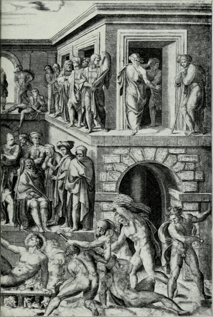 An illustration from Der Kupferstich, 1904, leaf 49