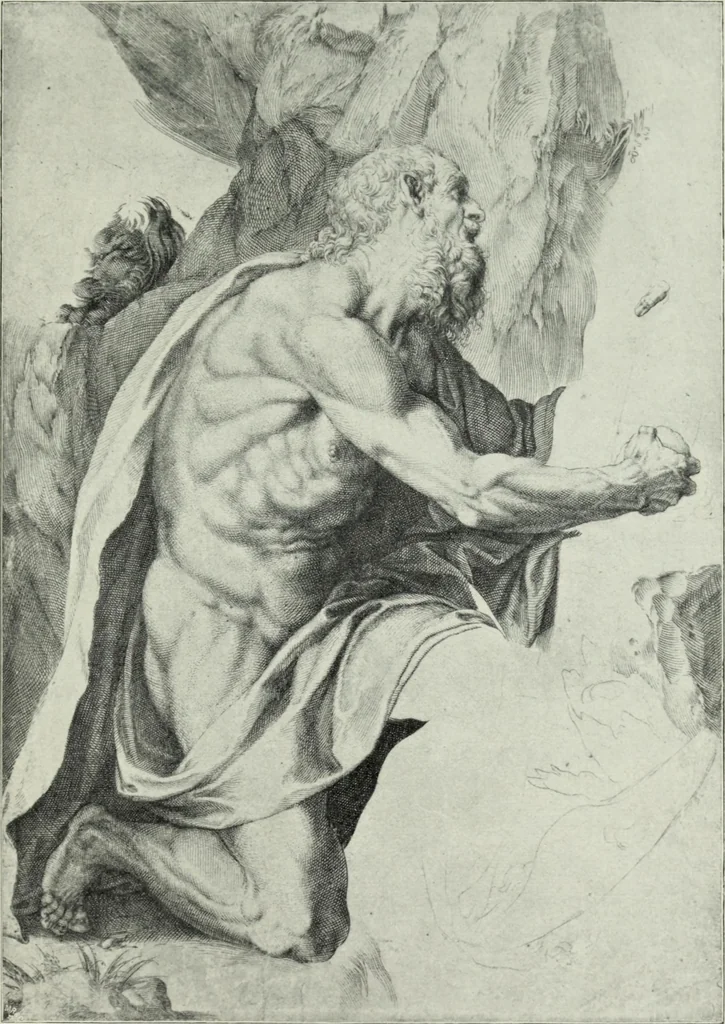 An illustration from Der Kupferstich, 1904, leaf 51