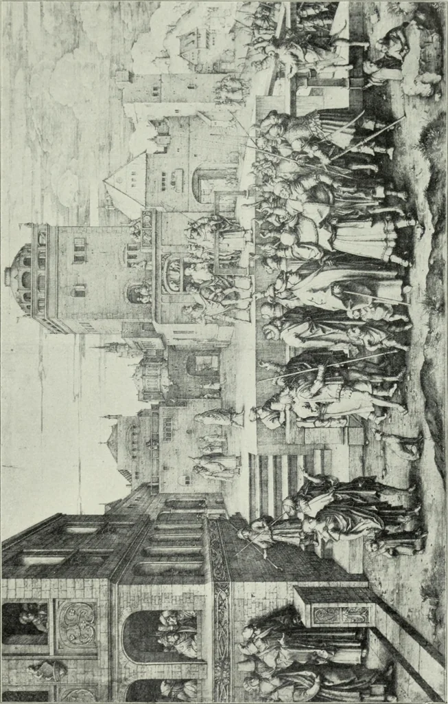 An illustration from Der Kupferstich, 1904, leaf 53